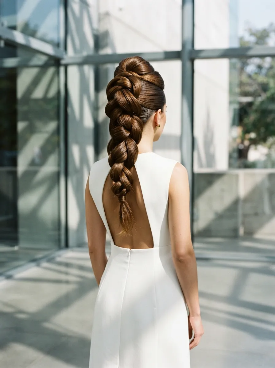 Long Twisted Updo