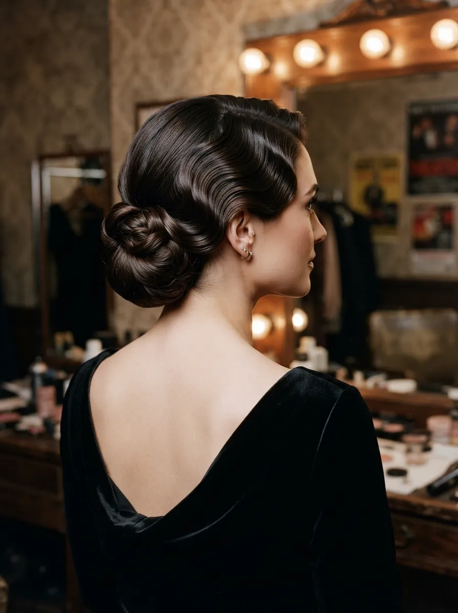 Low Bun Waves