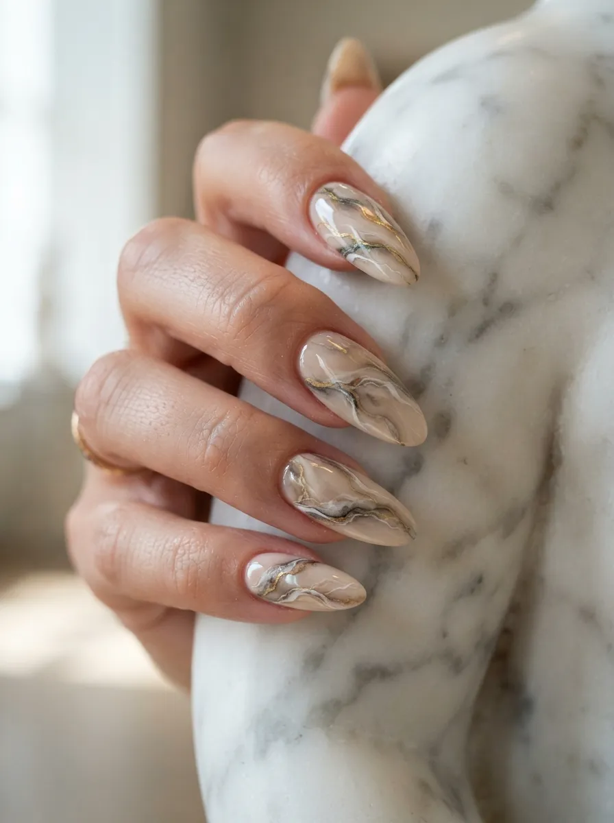 Marble Swirl Design