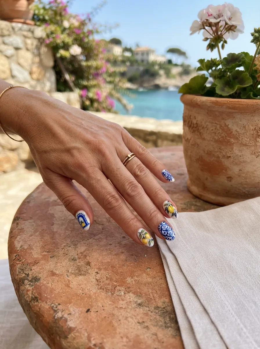 Mediterranean Vacation Nails