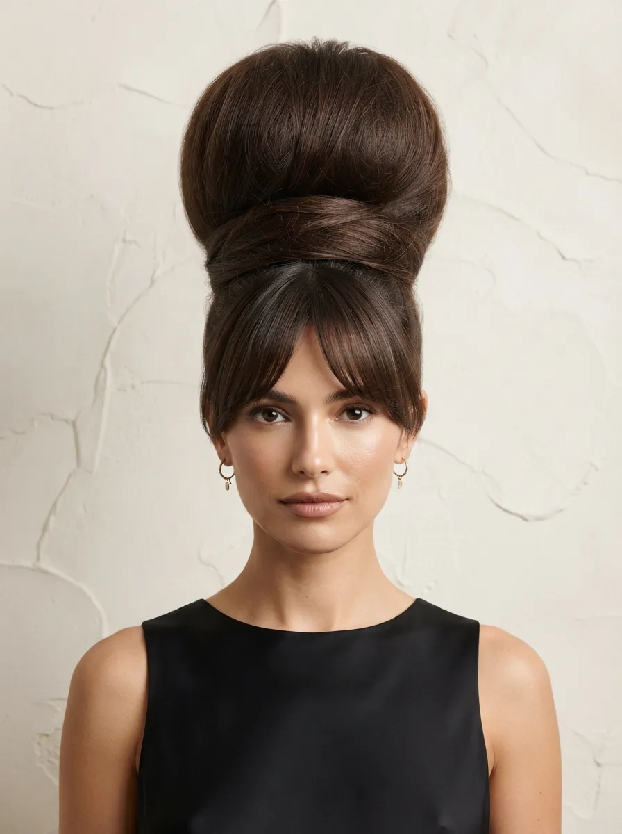 Merlot Haircolor Updo