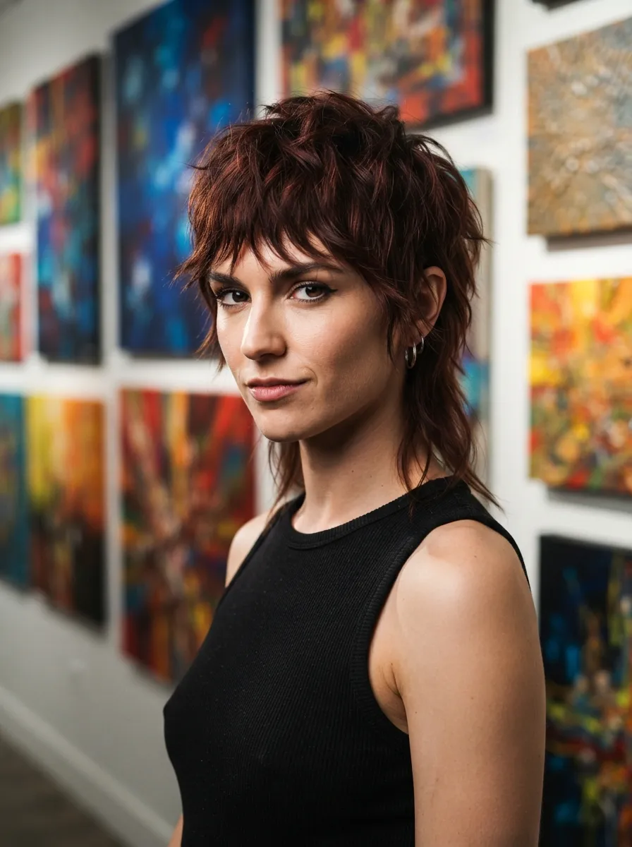 Messy Pixie Mullet