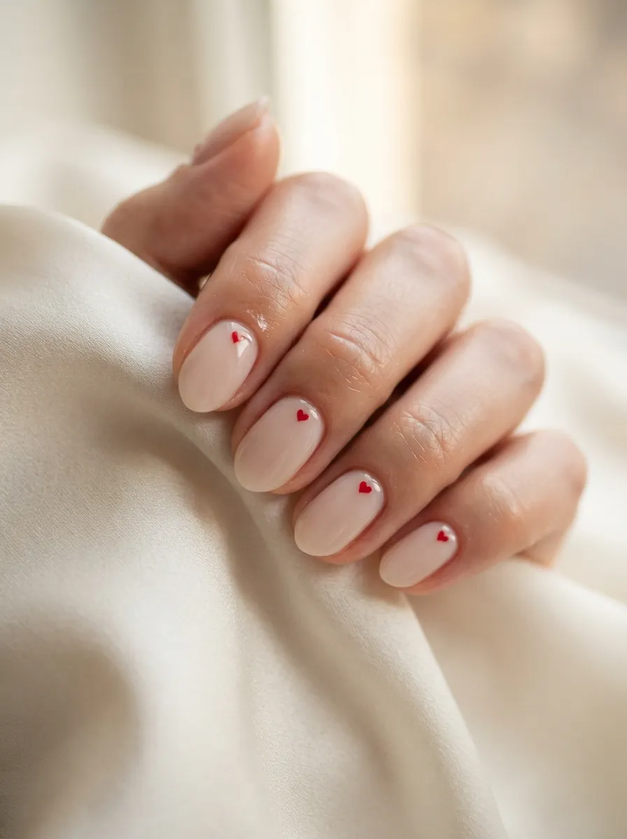 Micro Heart Nails