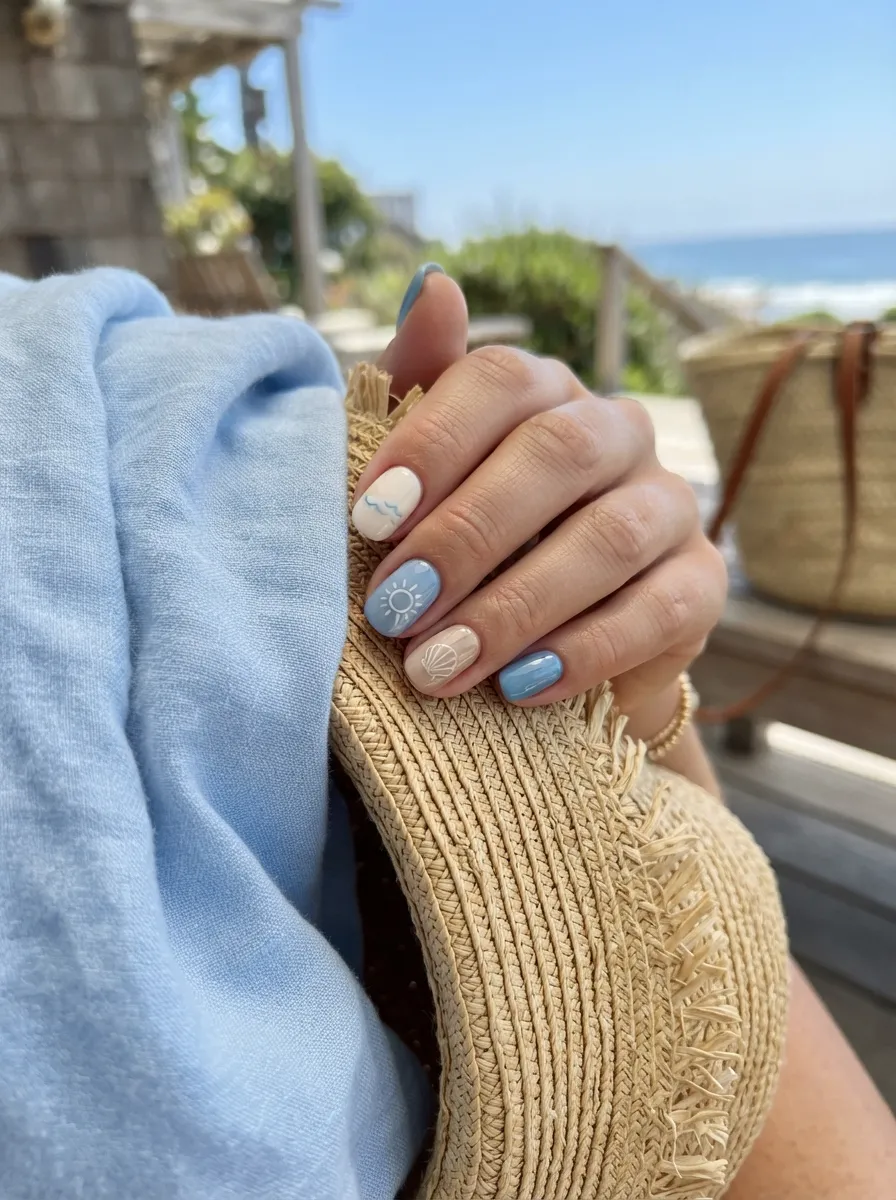 Ocean Girl Manicure