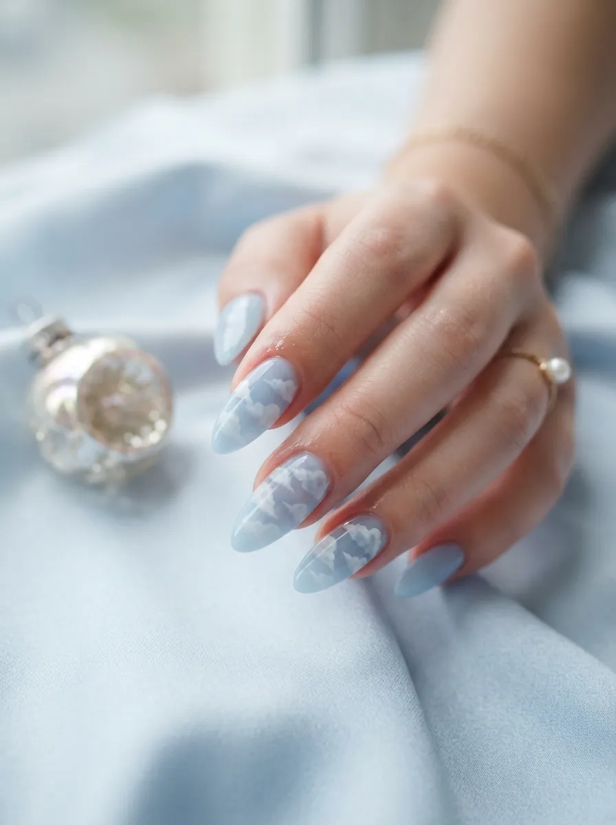Pastel Cloud Nails