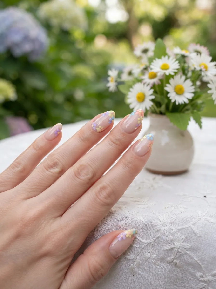 Pastel Daisy Tips