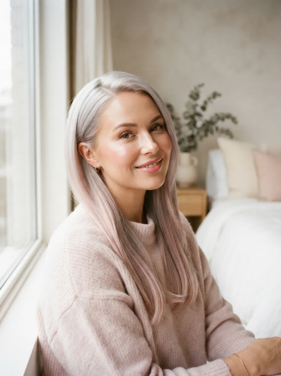 Pastel Pink Silver