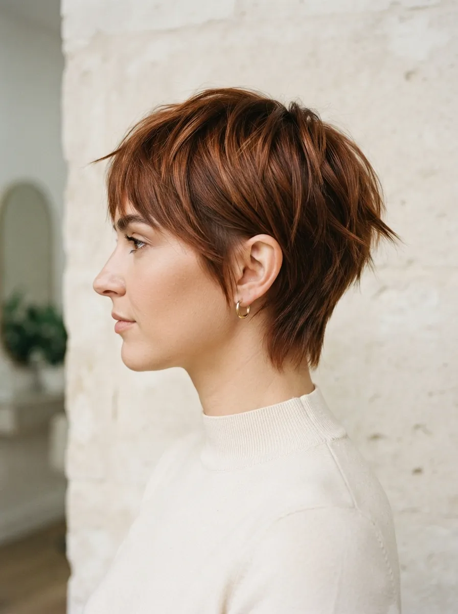 Razored Pixie Cut
