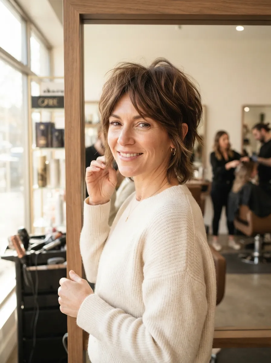 Short Layers Crown Volume