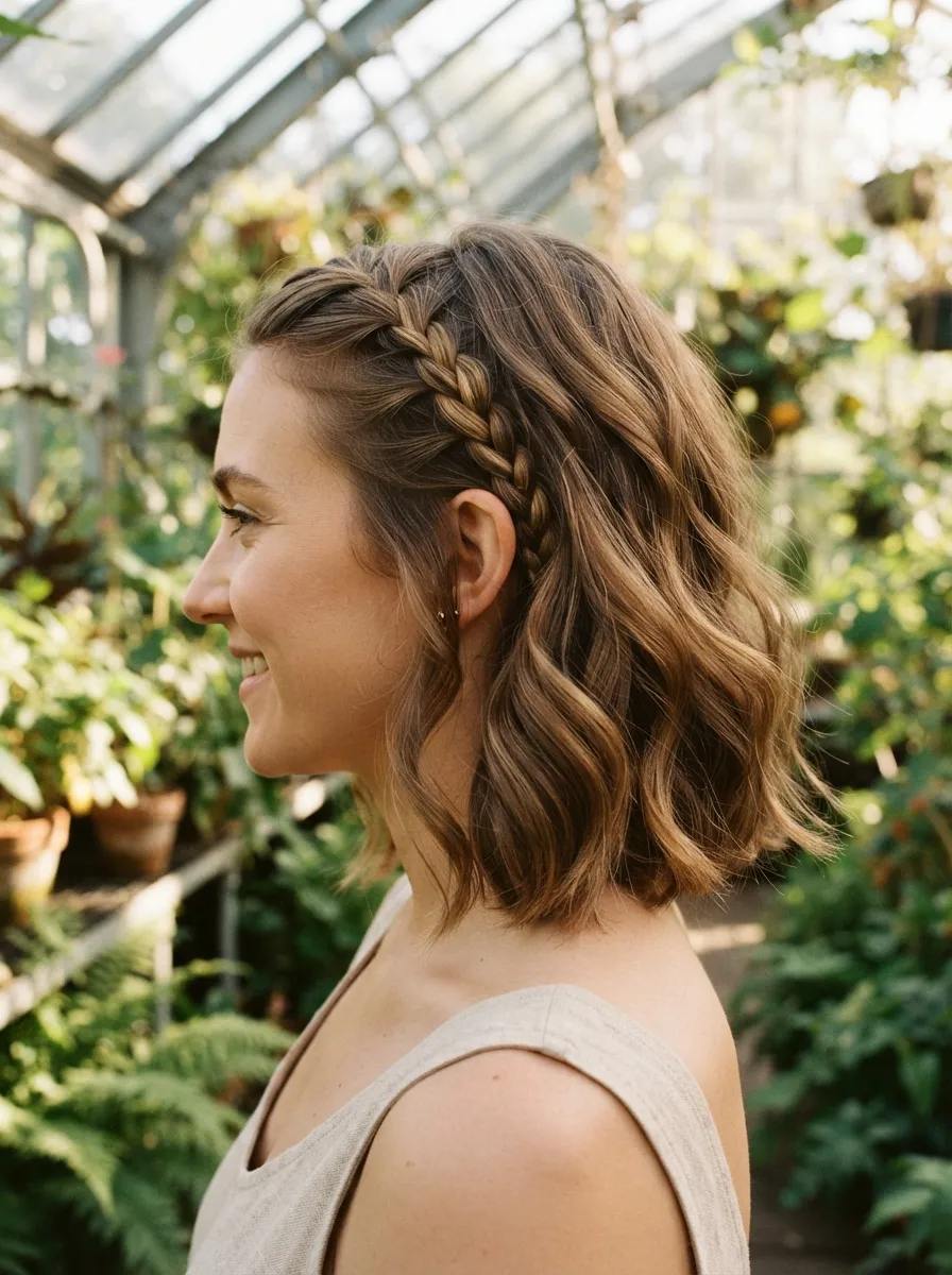 Side Braid Bob