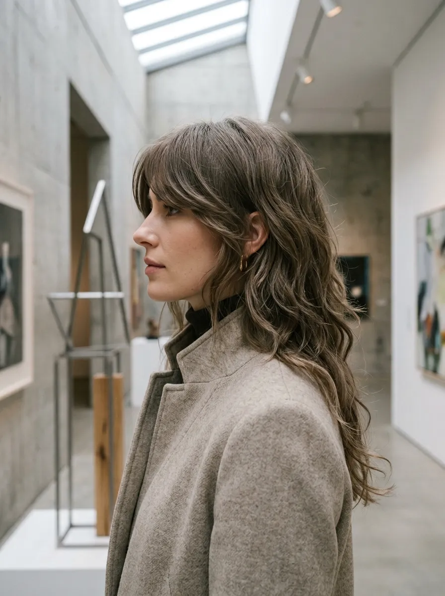 Side-Swept Bangs Wolf