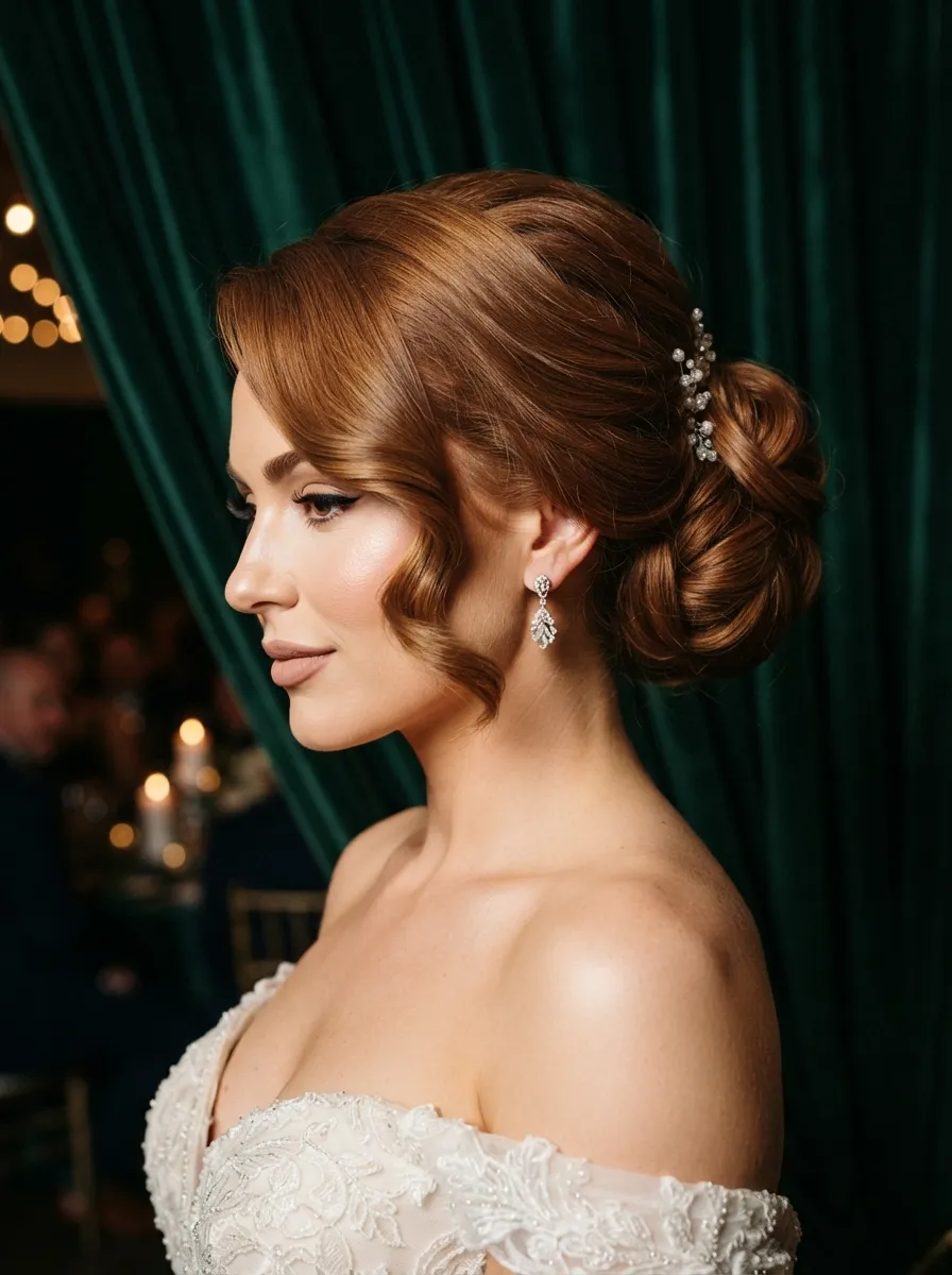 Side-Swept Updo