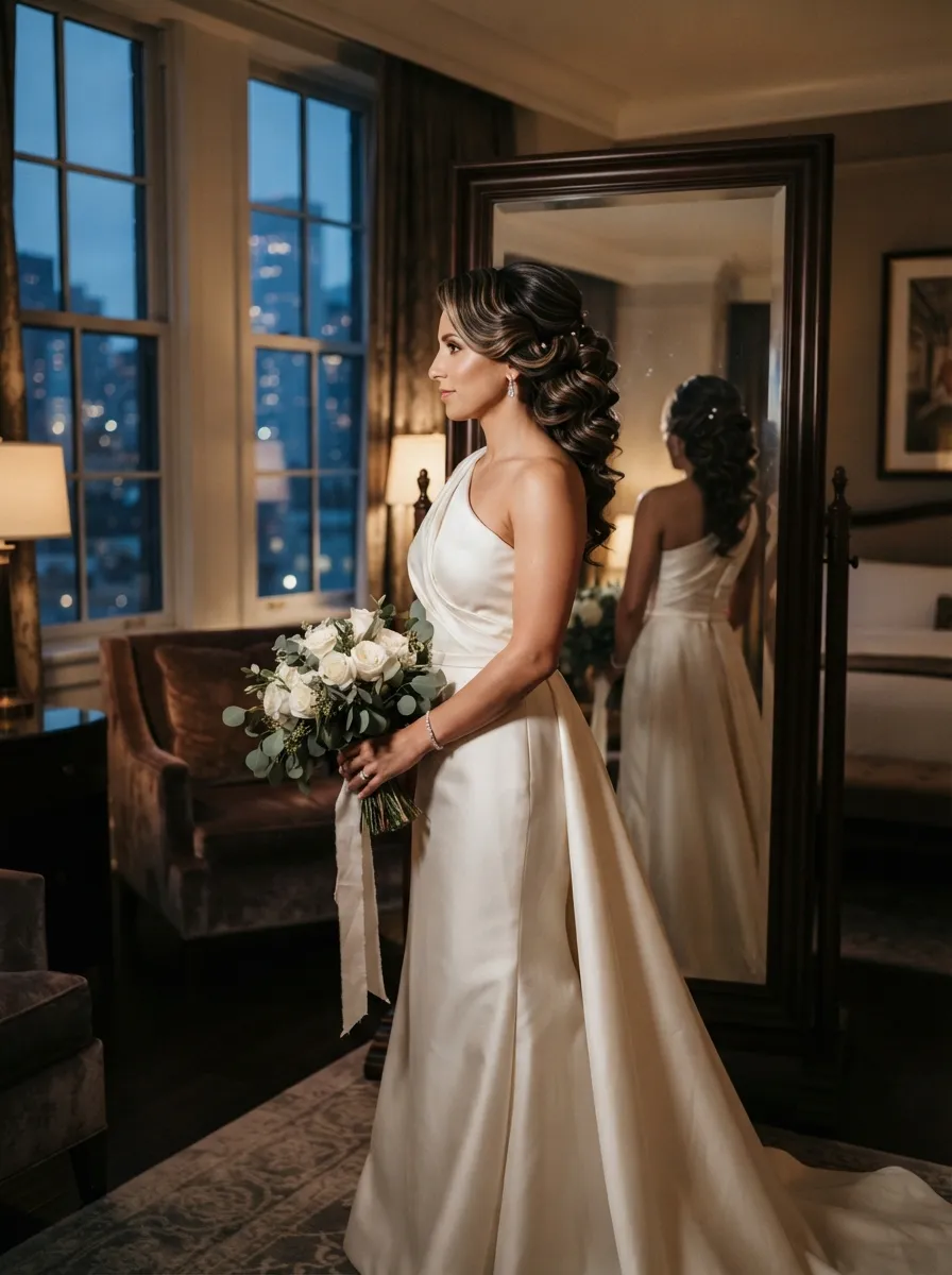 Side Updo Style