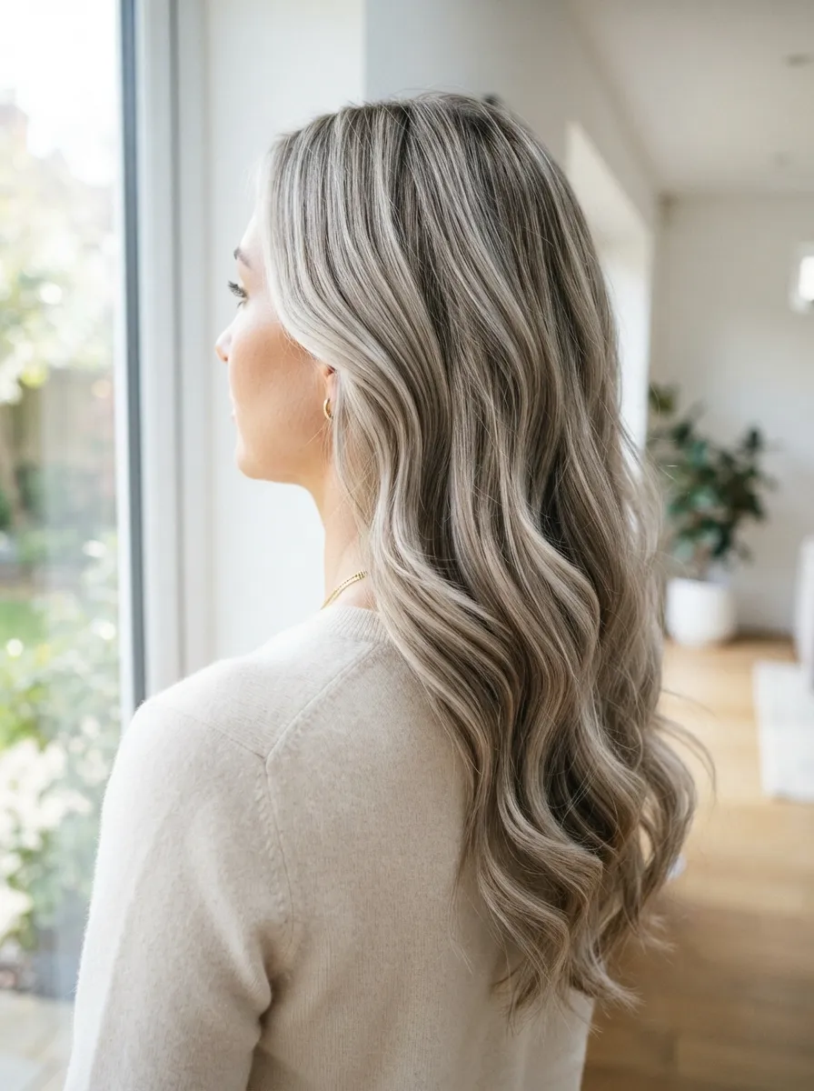 Silver Blonde Highlights