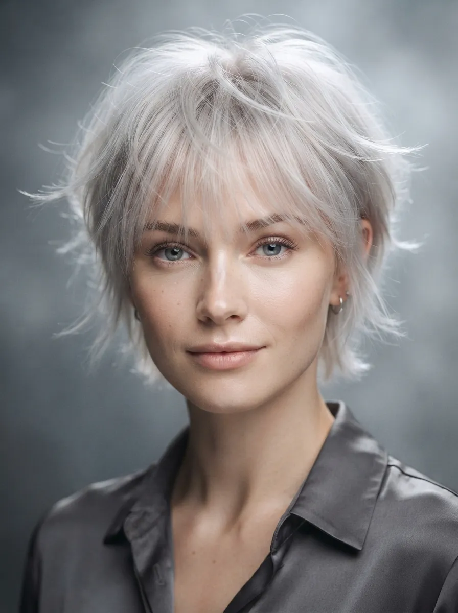 Silver Blonde Wispy