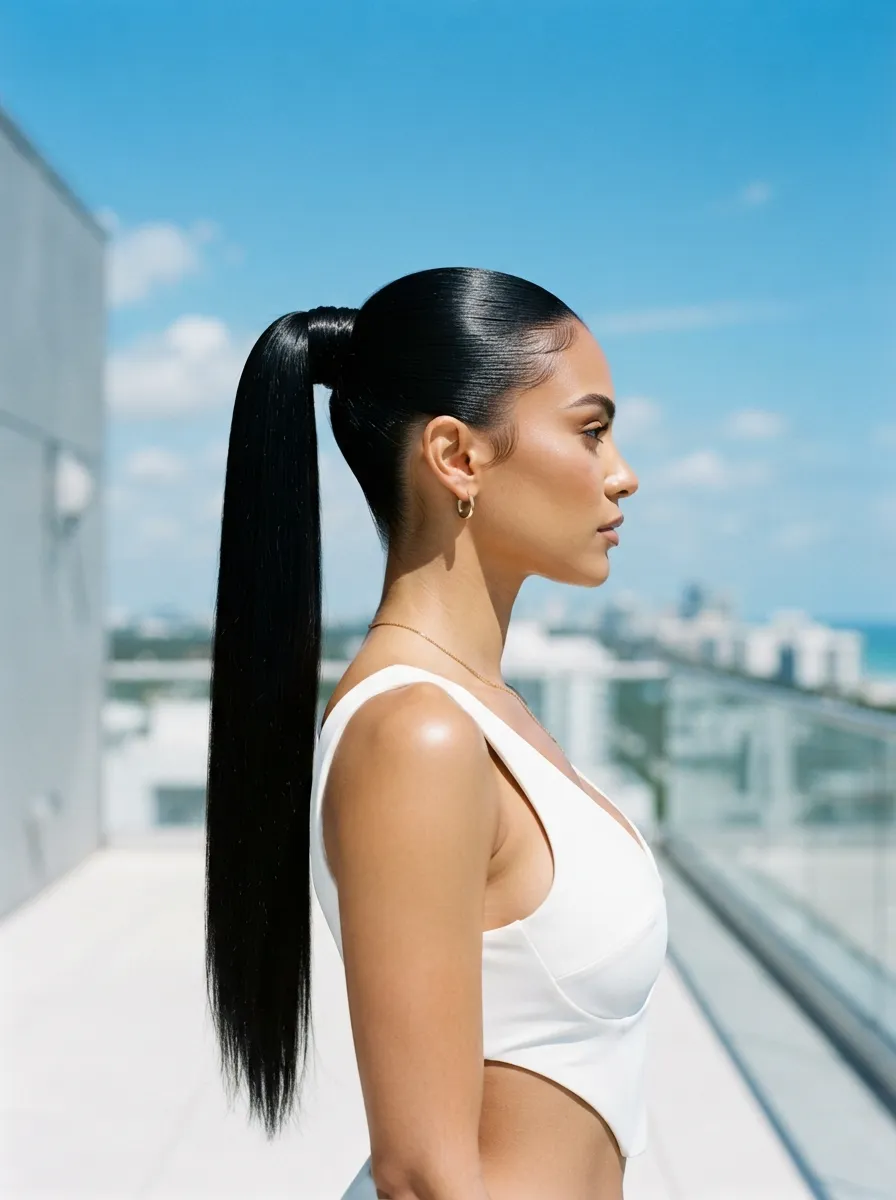 Sleek High Ponytail