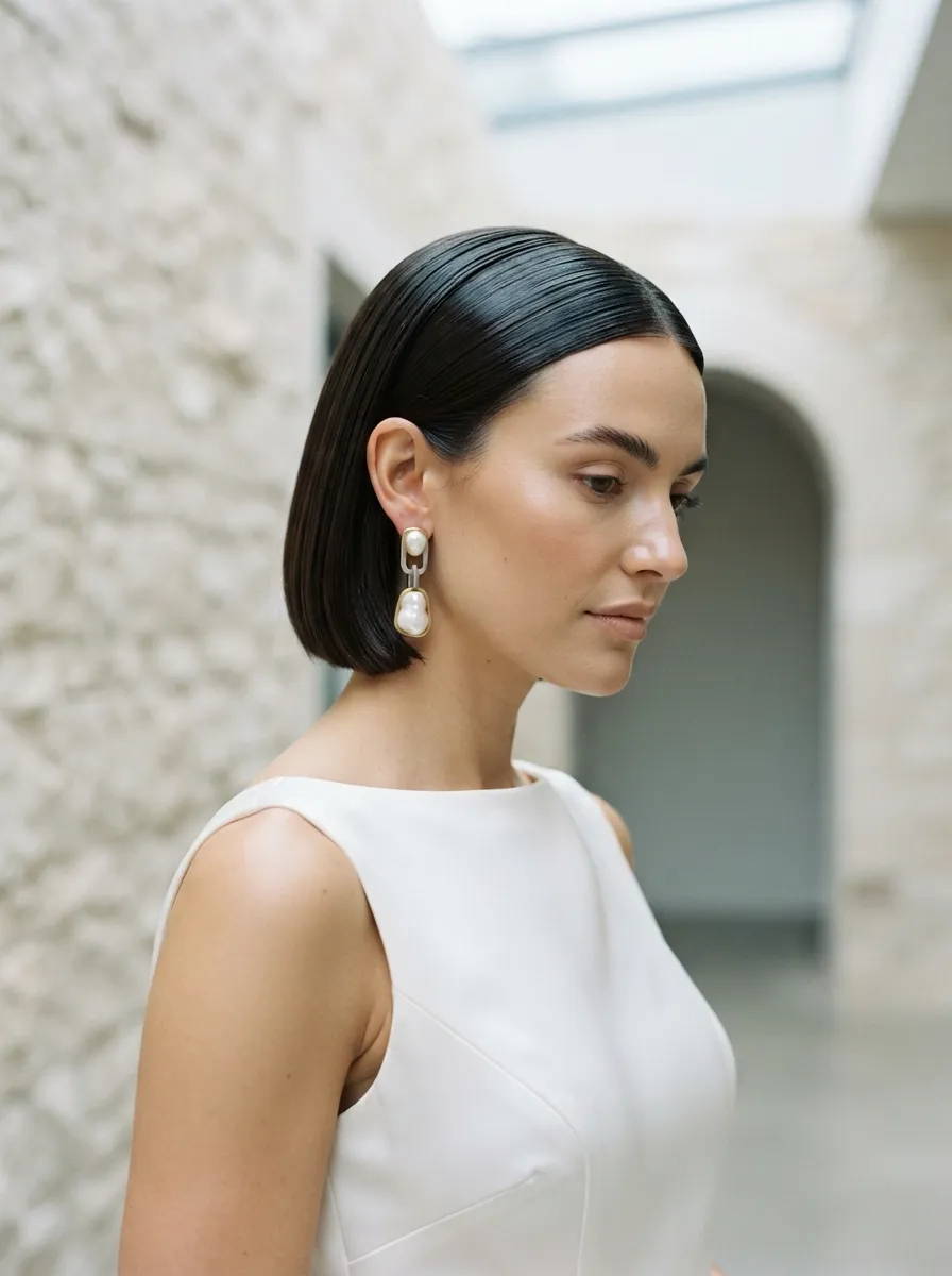 Slicked Back Bob
