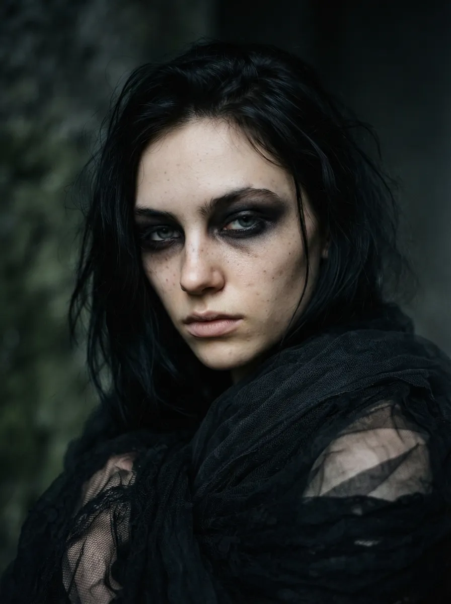 Smudged Mysterious Eyes