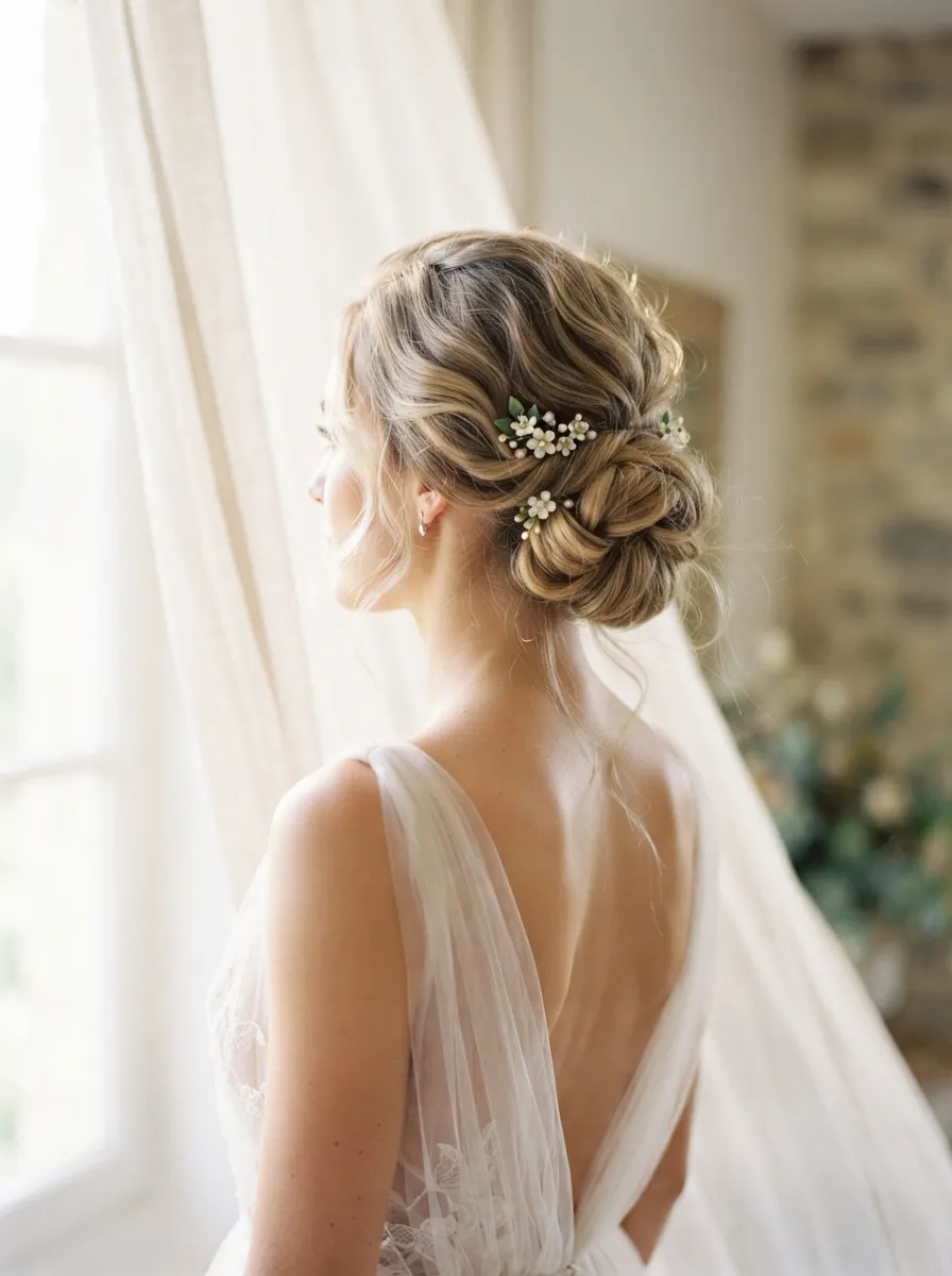 Soft Bridal Chignon
