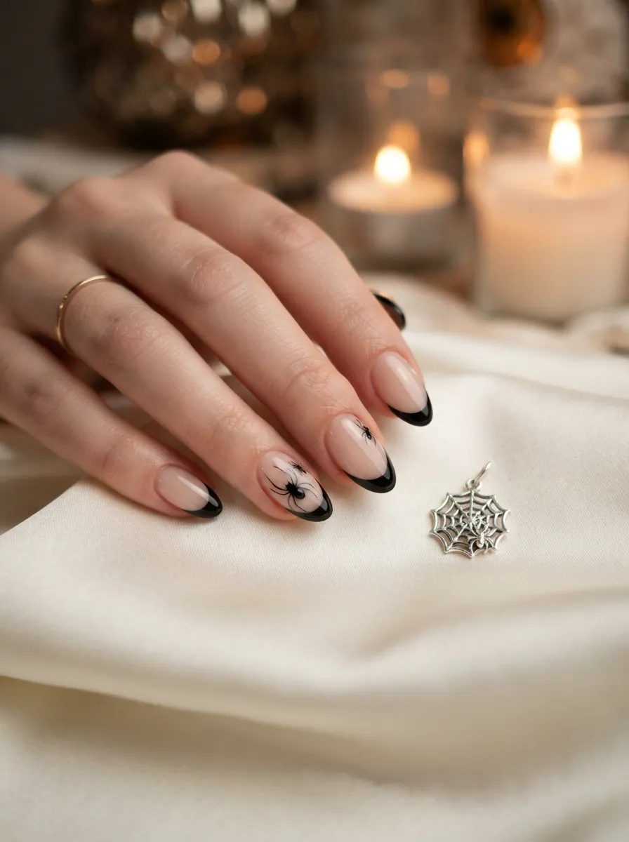 Spider French Tips