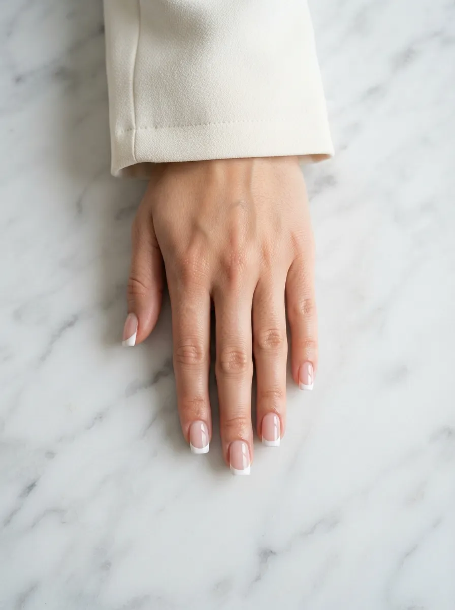 Square French Nails