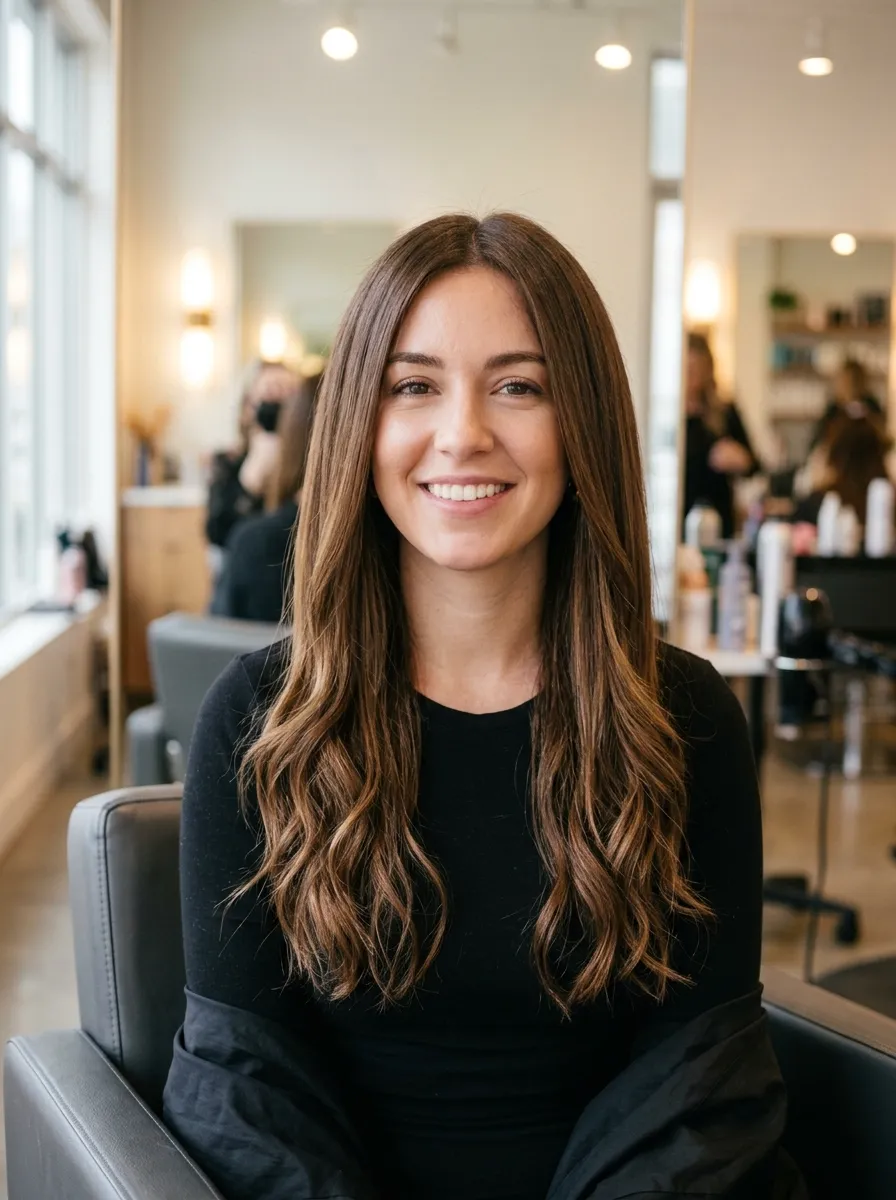 Straight-to-Wavy Wolf Cut