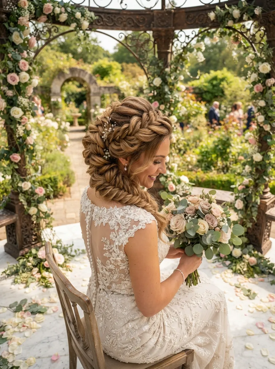 Textured Braided Updo