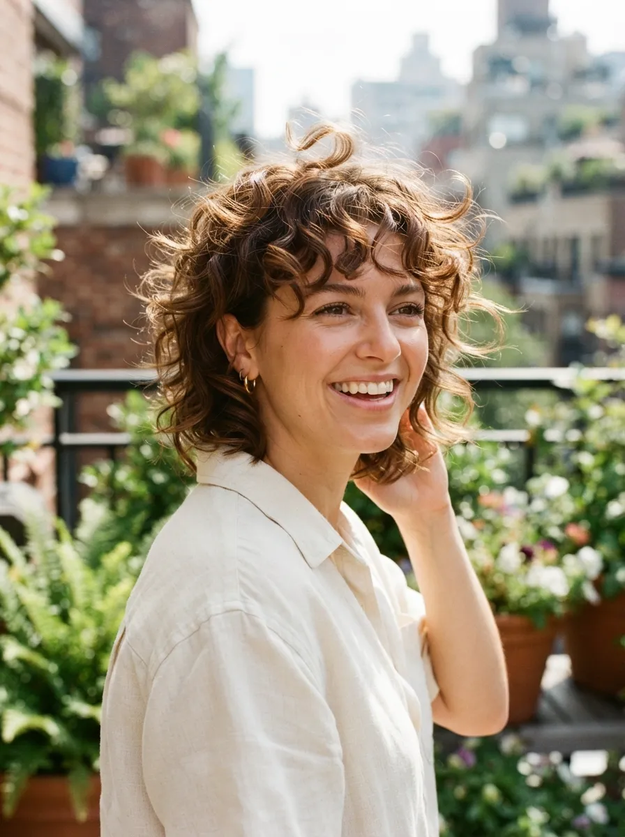 Tousled Curls Shag