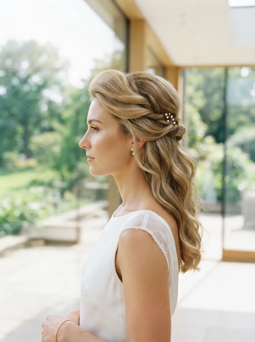 Twisted Half Updo