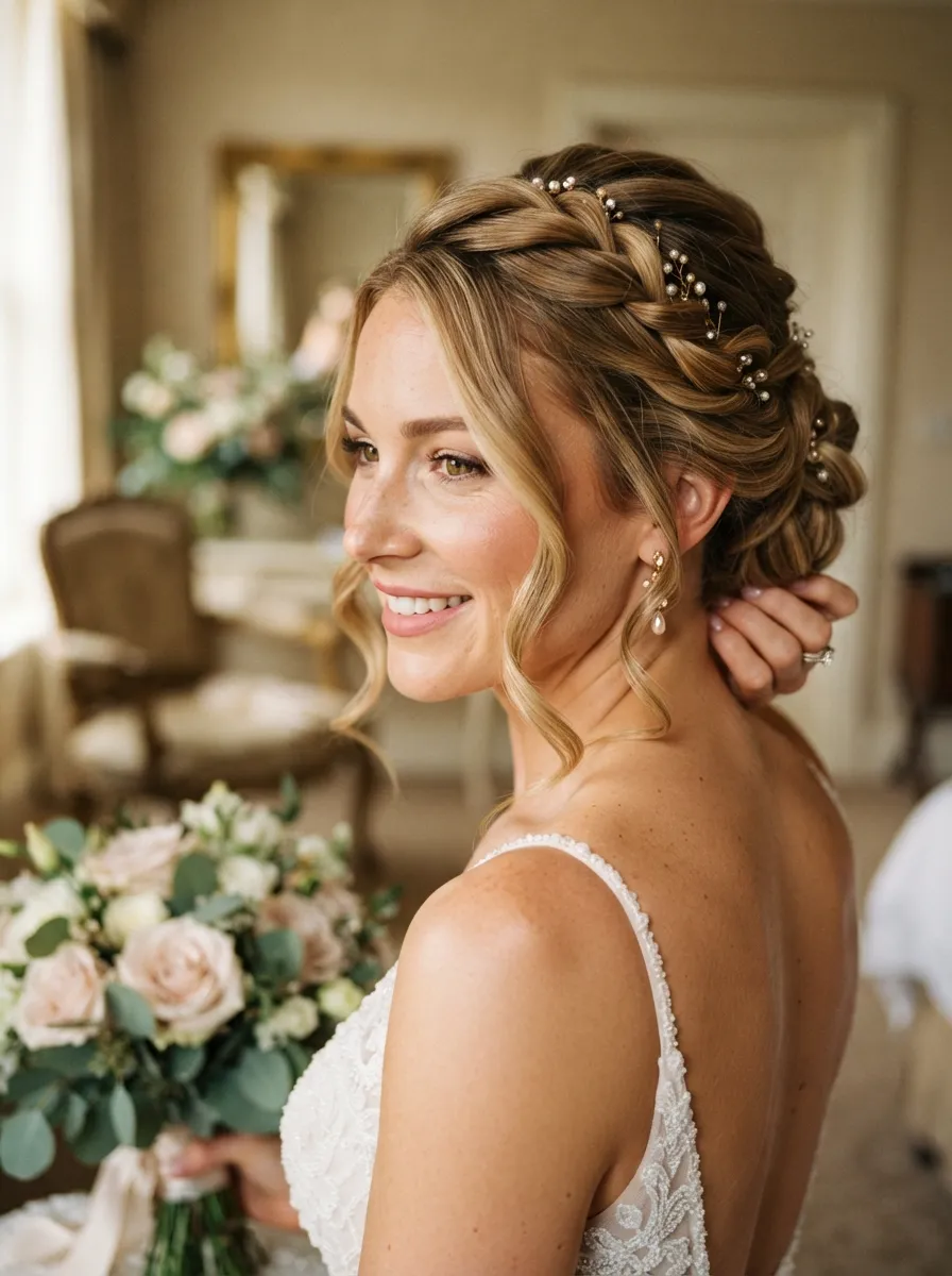 Twisted Updo Waves