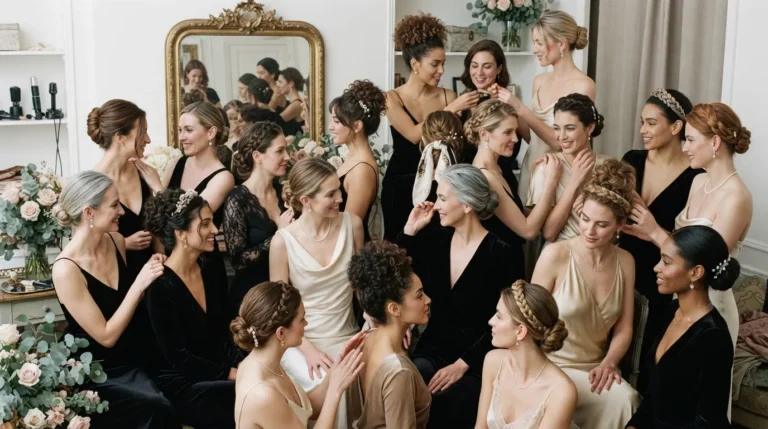 20 Updo Hairstyles with Bangs for Chic Hair Looks