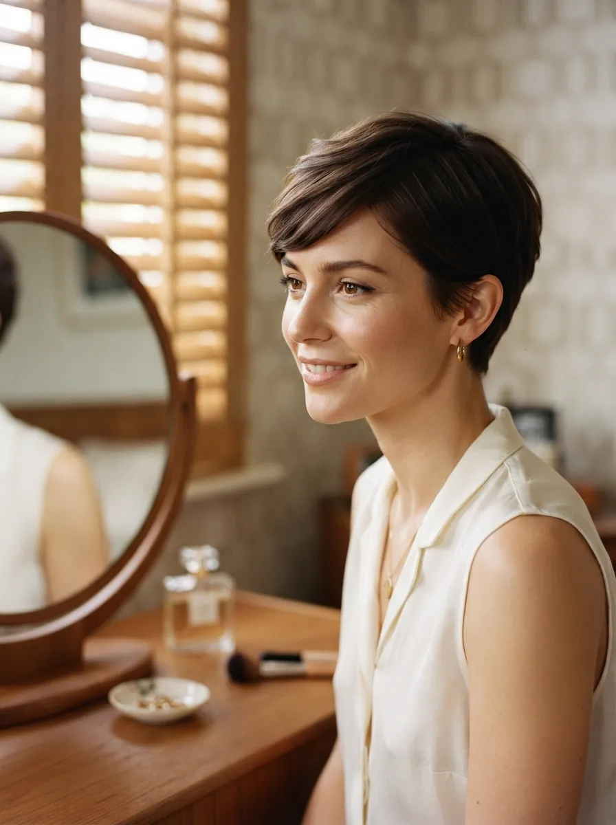 Vintage Pixie Cut