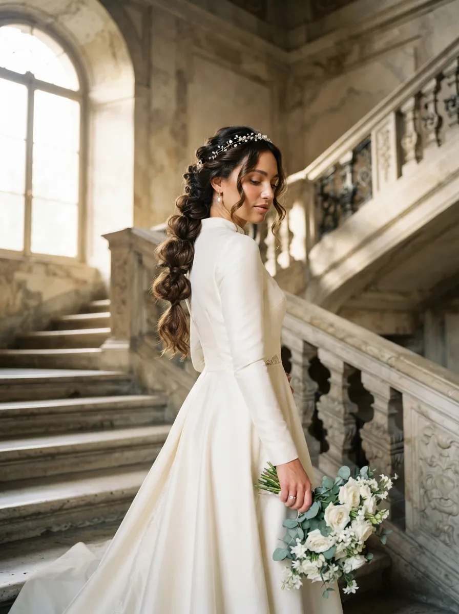 Voluminous Side Braid