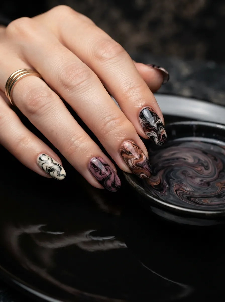 Water Marble Swirl