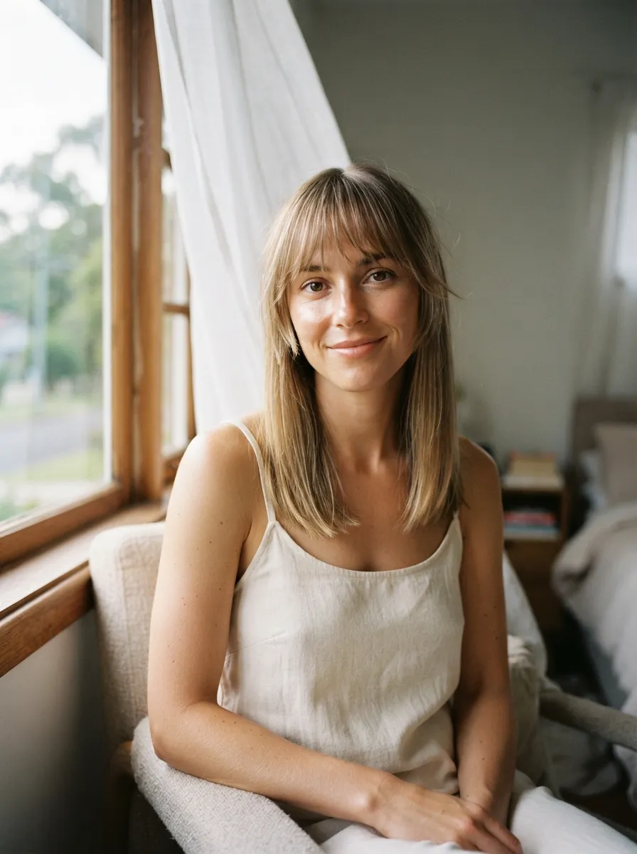 Whispery Layered Fringe