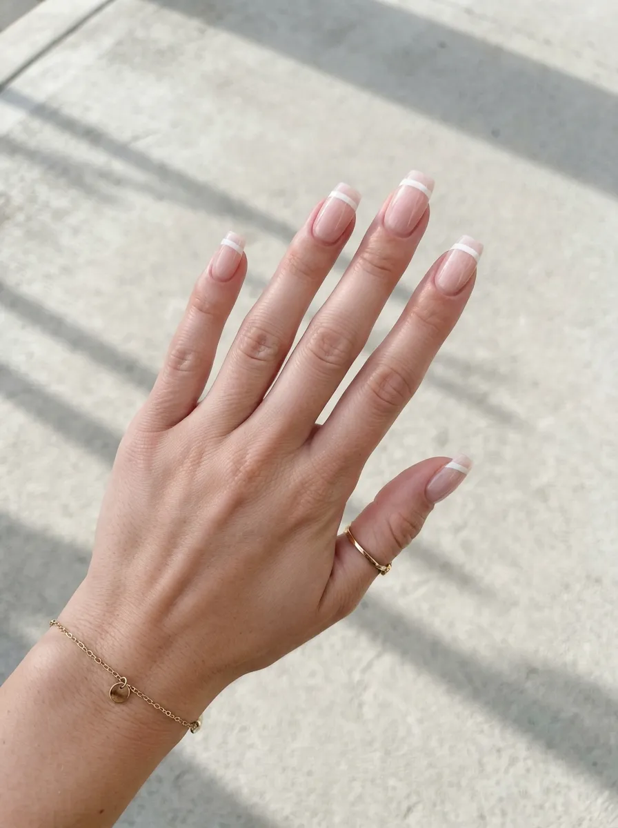 White Tip Stripe