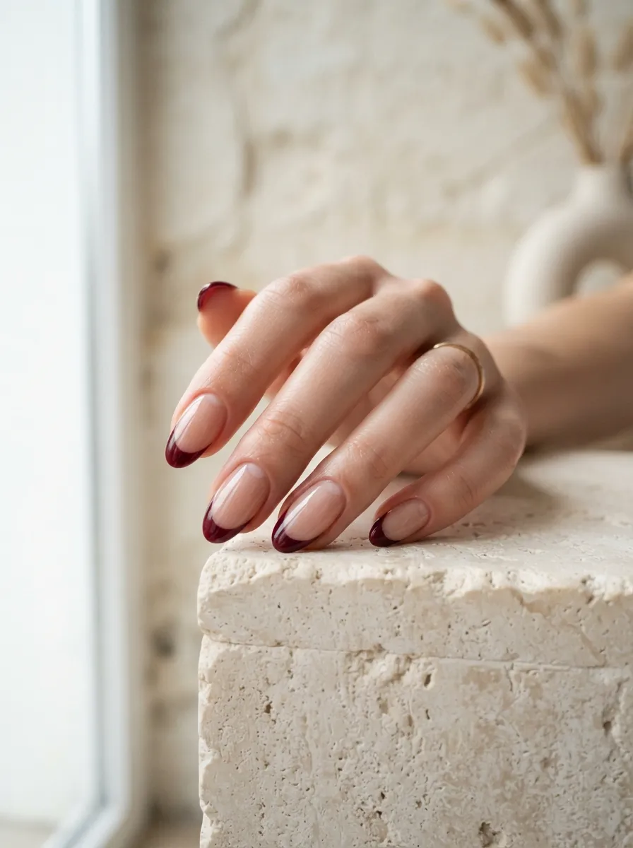 Wine French Tips