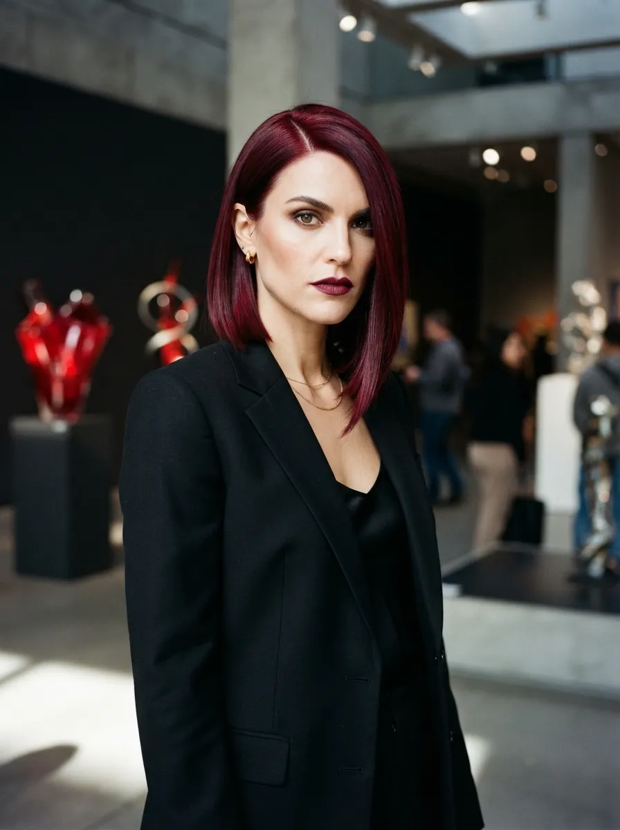 Wine Red Statement