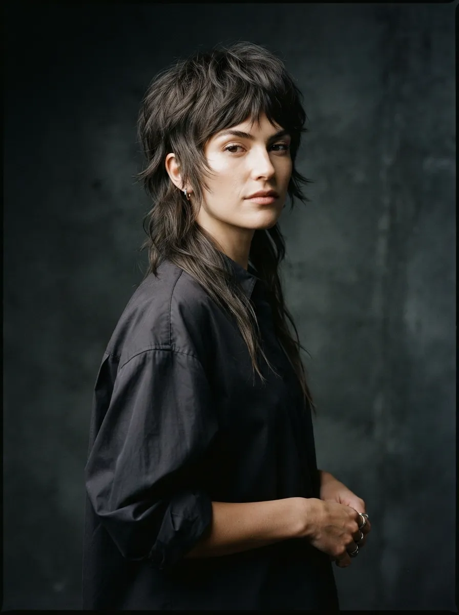 Wolf Cut Shag Mullet